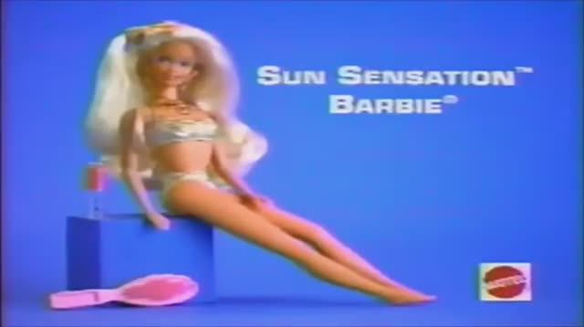 1991 Реклама куклы На пляже Барби Маттел Sun Sensation Barbie