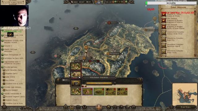 Latin Empire #01 Medieval Kingdoms 1212 AD Total War: Attila TÜRKÇE [VH] смотреть онлайн