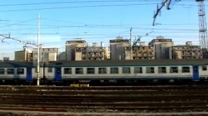 HD Leaving Milan Central on a Trenitalia Train Milano Centrale Yard Station  High Speed