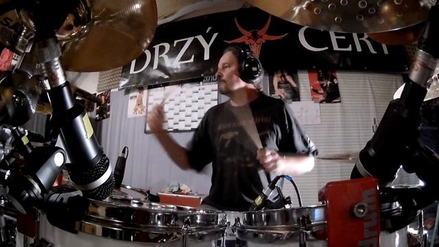 Drzý Čert - Navěky prokleti 2018 - drums recording смотреть онлайн