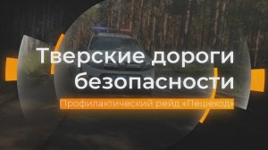 Профилактический рейд «Пешеход»: Тверские дороги безопасности от 25.01.2024