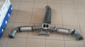 Выхлопная система Т-150 под двигатель ЯМЗ.