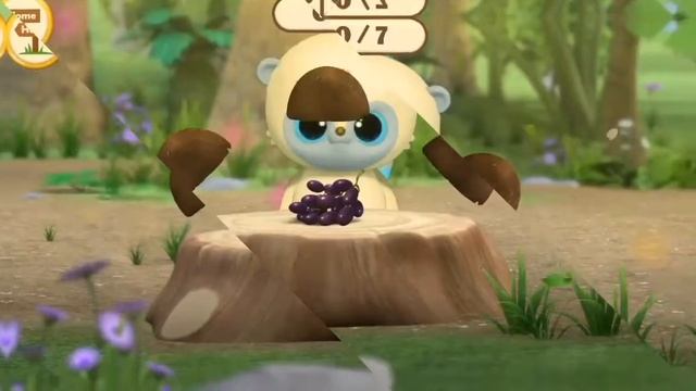 Юху и его друзья . Новая игра для детей Юху Праздник фруктов смотреть онлайн