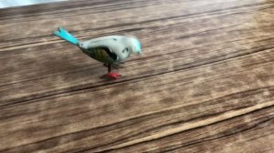 Заводная механическая игрушка -Клюющая птичка.СССР.Редкость