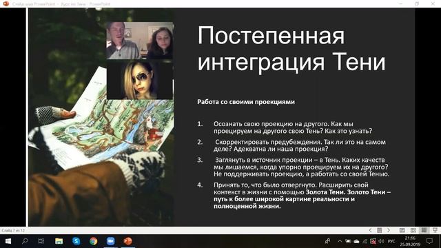 Упражнение "Постепенная интеграция Тени"