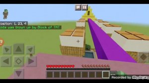 Glass Bride Minecraft pi *Стеклянные мост в майнкрафте пи