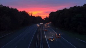 Футаж №144 Дорога на закате