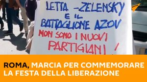 Roma, marcia per commemorare la Festa della Liberazione