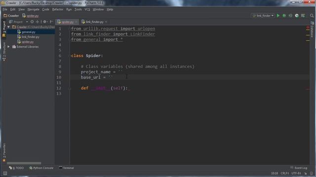 Python Web Crawler Tutorial 8 Creating the Spider 8/17 смотреть онлайн