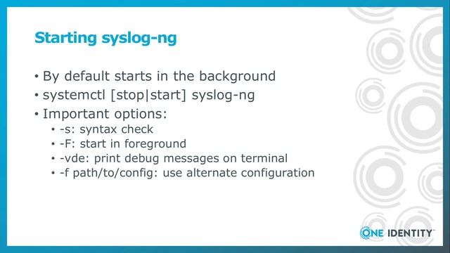 Syslog-ng 101, part 4: Configuration and testing смотреть онлайн