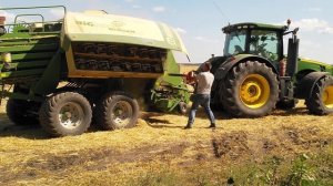 Воздуходувка Husqvarna 525 Bx Полевые испытания. Обдув Комбайна воздуходувкой