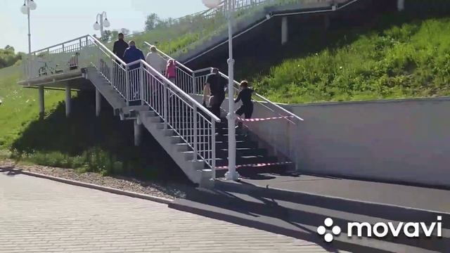 Набережная в Барнауле.Embankment in Barnaul.Насип у Барнаулу. смотреть онлайн