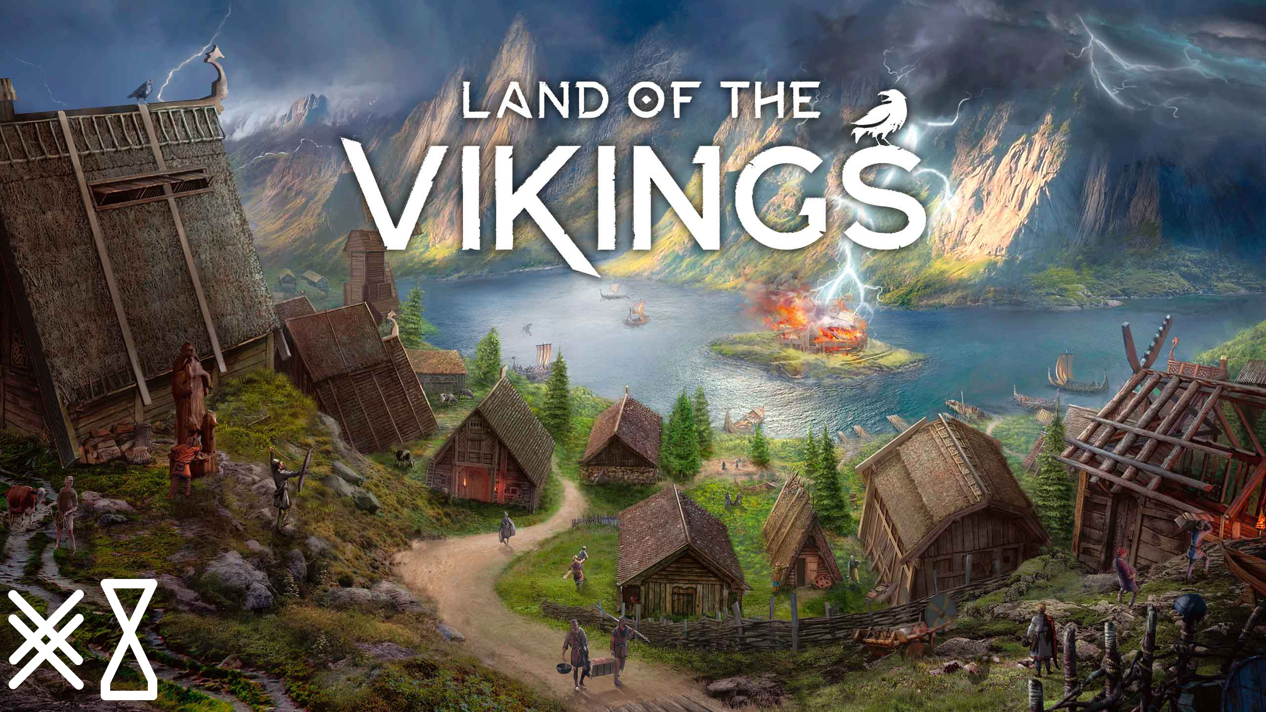 Тренировка первых воинов, готовимся к защите Стургии. Land of the Vikings #8