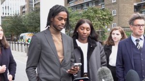 Ricardo Dos Santos speaks outside court after Met Police officers sacked for gross misconduct