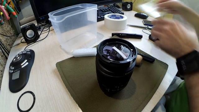 Простая чистка внутренностей объектива Canon смотреть онлайн