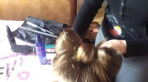 красивая причёска бант на утренник