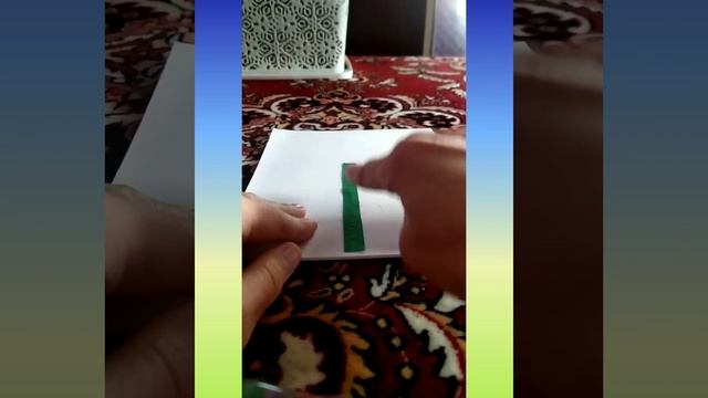 Вірш "Квіти" Н. Забіла. Аплікація "Тюльпан".