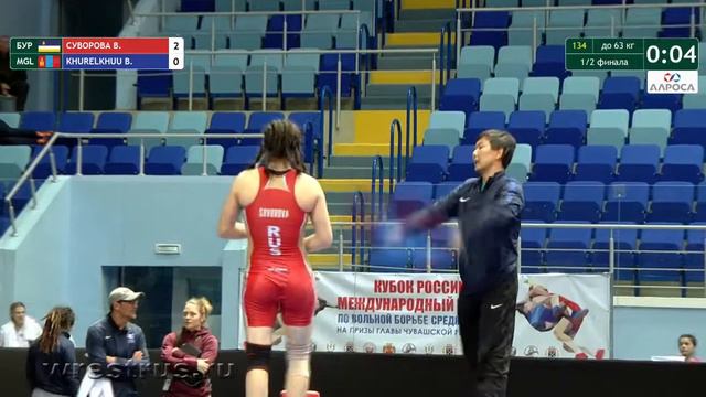 КР-17. ЖБ. 63 кг. 1/2 финала. Валерия Суворова - Bolortuya Khurelkhuu смотреть онлайн
