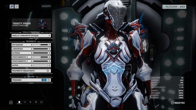 WARFRAME:TRINITY-TRINITY PRIME-TRINITY STREGA X9 FASHION FRAME