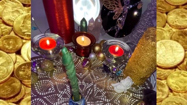 ?Денежный ритуал с зеленой свечей. Изготовление свечи и активация.?