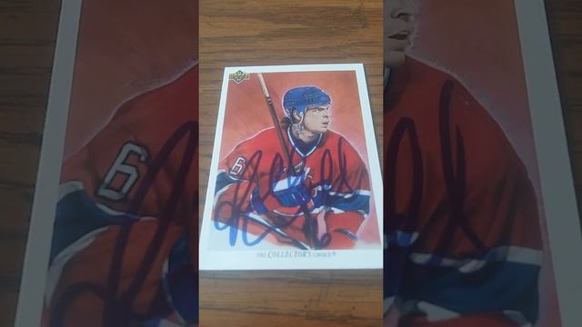 russ courtnall hockey autograph