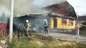 Сильный пожар в Кирилловке!