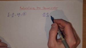 How to Rationalise Surd Fractions