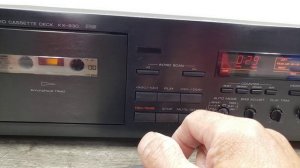 Yamaha KX-930 3-Head Cassette Deck/Player