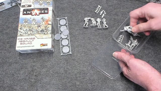 Gates of Antares ☺ Krasz Assault Squad ☺ Miniature Review смотреть онлайн