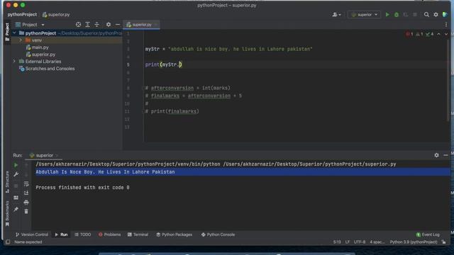 String Functions in Python in Urdu | Python for beginners| ADP CS | Urdu & Hindi | Lecture # 4