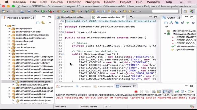 Quick example of a state machine DSL using xtext смотреть онлайн
