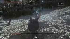 Bloodborne Герман первый охотник. Тактика боя.