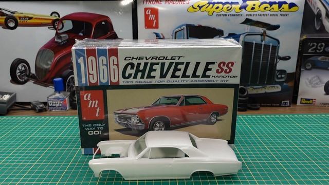Unboxing the AMT 1966 Chevelle SS #unboxing смотреть онлайн