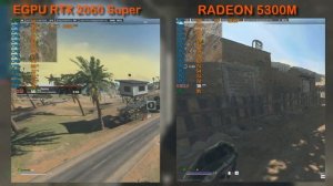 Test WARZONE 2 на MacBook Pro 2019 с внешней видеокартой (EGPU) RTX 2060 Super.