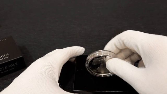 Американский серебряный орёл пруф 2021 , обновлённый дизайн. смотреть онлайн