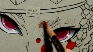 Как нарисовать мангу (аниме) Узуи Тенгена в истребителе демонов карандашами prismacolor.