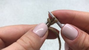 Набор петель способом «i-cord»