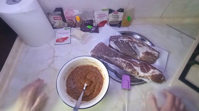 Вкусная бастурма из говядины по Армянски смотреть онлайн