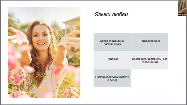 Вебинар «Любовь к себе как фундамент качества жизни» смотреть онлайн