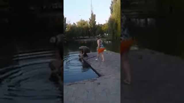 Огромный карп!!!Краснодар горпарк! смотреть онлайн