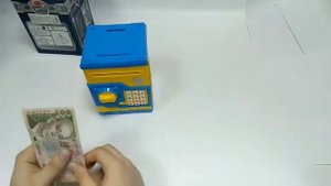 ДЕТСКАЯ КОПИЛКА-СЕЙФ С КОДОВЫМ ЗАМКОМ