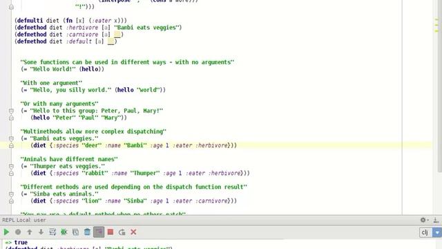 Clojure Koans 9 - Runtime Polymorphism смотреть онлайн