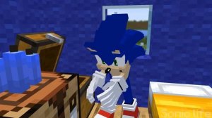 ✨SHADOW THE HEDGEHOG STUCK inside Amy Rose GIRL - Parody Story in Minecraft FNF Dancing Animation✨