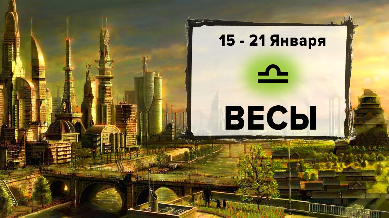 ВЕСЫ ♎ 15 - 21 Января 2024 | Расклад таро на неделю для знака Зодиака Весы