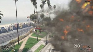 GTA 5: Epic Airplane Crashes Compilation #2 Total Destruction Moments