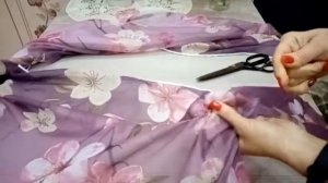 Как укоротить готовый тюль