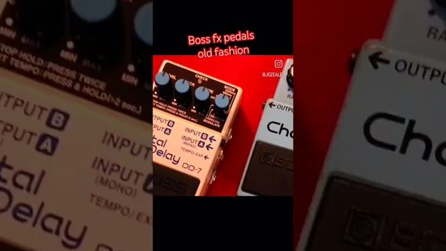 Vintage FX pedals Boss CE-2 * CS-2 * DD-7 #jozealf_pedals #jozealf