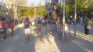 Детская площадка «Салют». Парк Горького, Москва