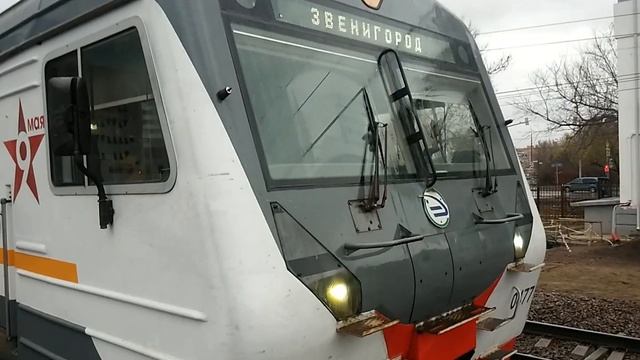 ЭД4М-0477 ЦППК Перекраска Наше Подмосковье На станции Кунцево смотреть онлайн