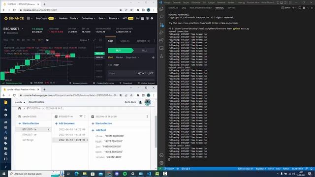 Binance Websocket Price Tracker and Save to Firestore DB! смотреть онлайн